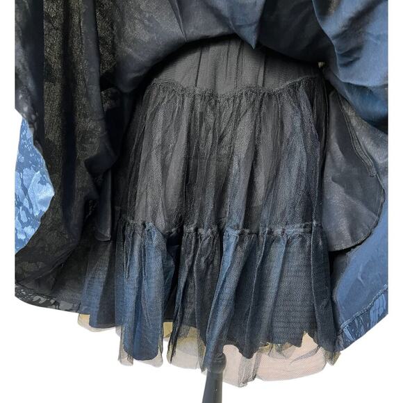 French Connection Milly Dress Sleeveless Lace Pleated Petticoat Pockets Size 10 - Picture 10 of 11